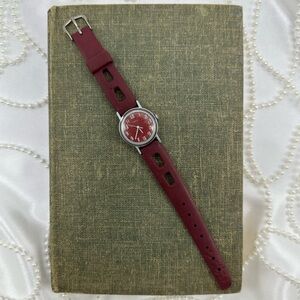 1970's Red Timex Wind-Up Watch